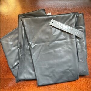 NWT Faux Leather Leggings